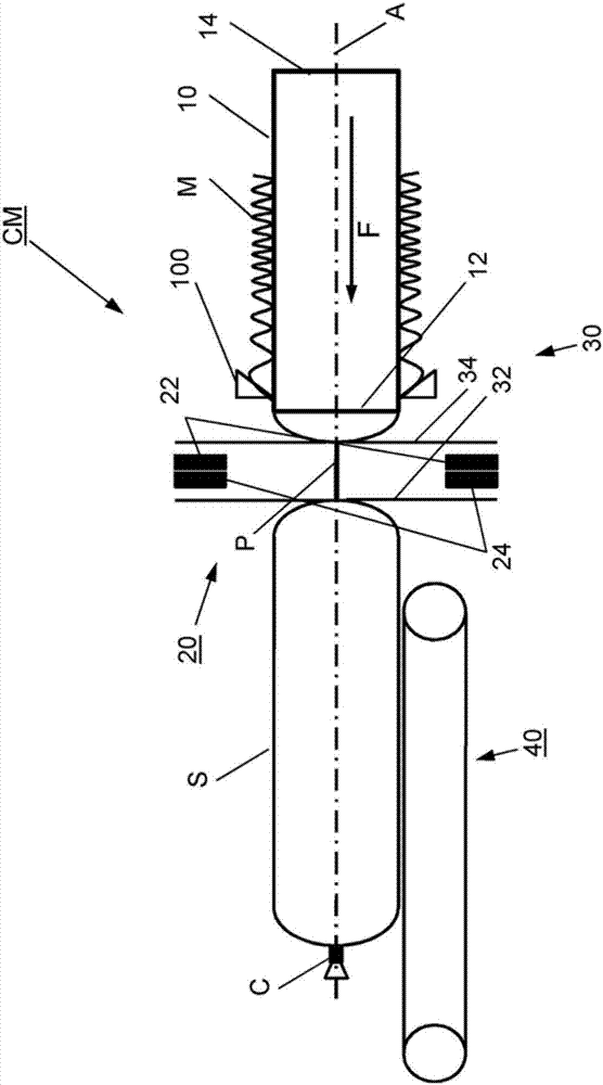 Casing brake assembly