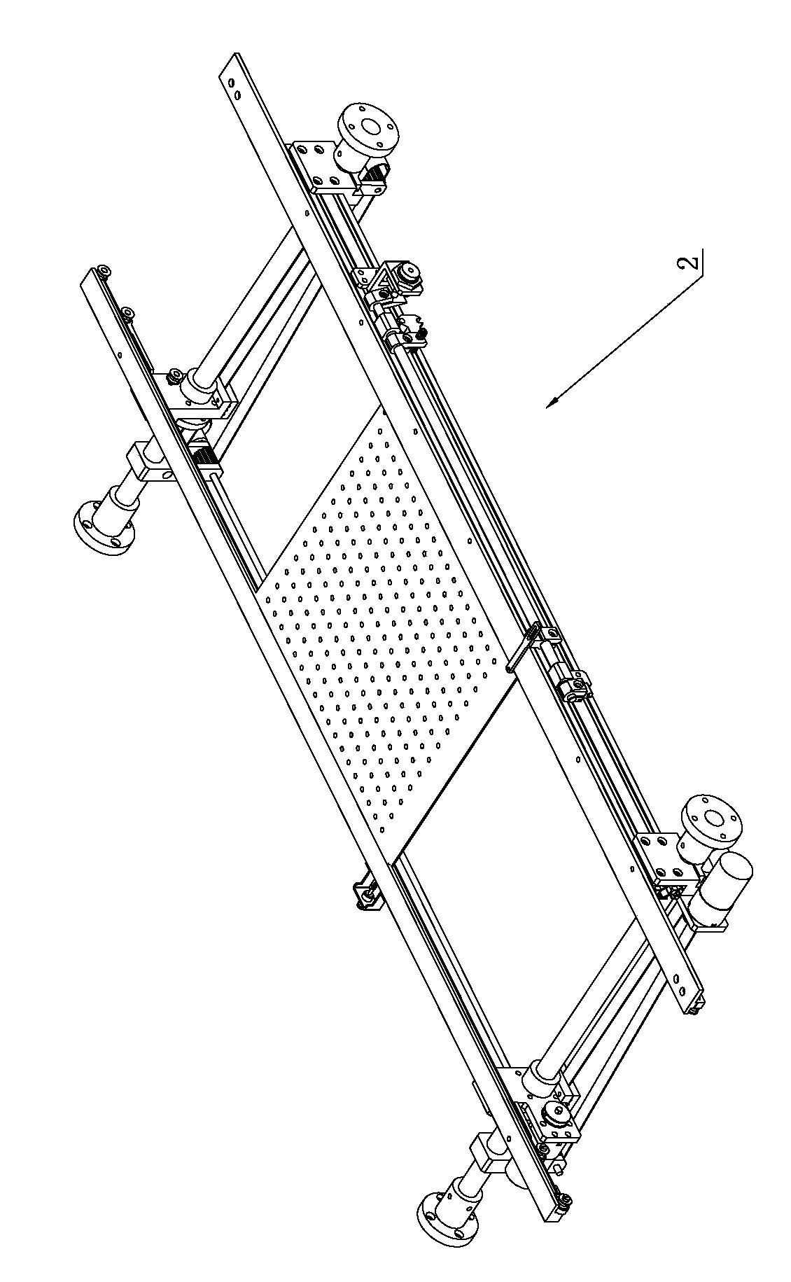 Translation mechanism of component inserter