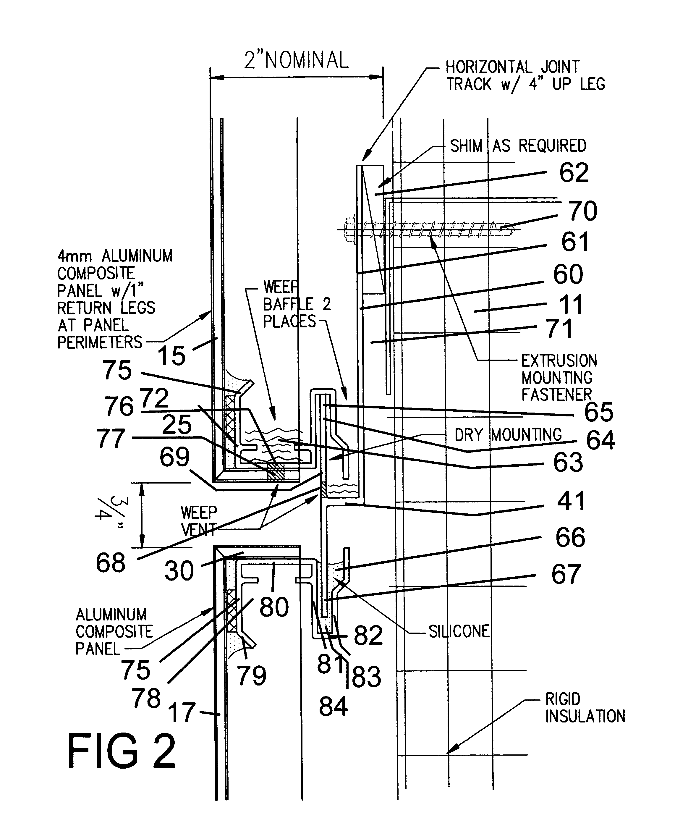 Rain screen system