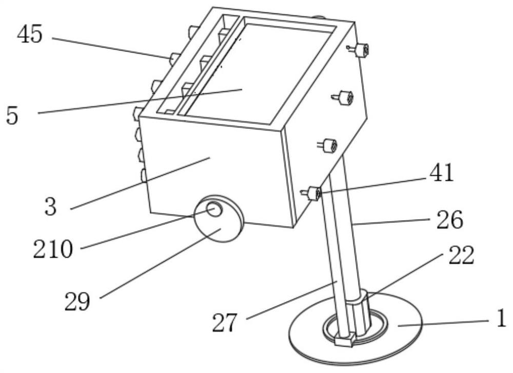 A cable transposition erection structure in a subdivided cable tunnel