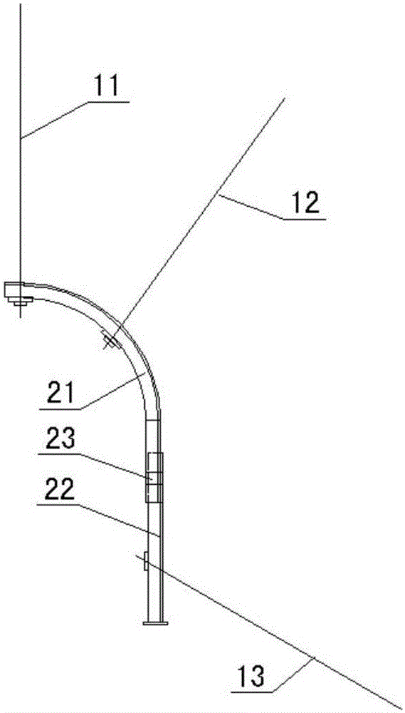 Supporting structure for extremely-narrow coal pillar roadway driving along goaf and construction method of supporting structure