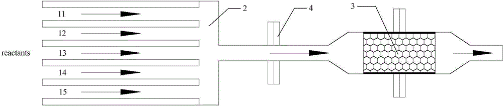 Method for strengthening mixing and reaction of fluids in micro-reactor