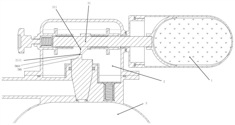 Fire extinguishing device for high-rise building constraint space