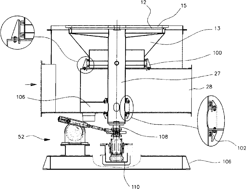 Separate rotary valve assembly for changing air direction of regenerative combustion device and regenerative combustion system including the same