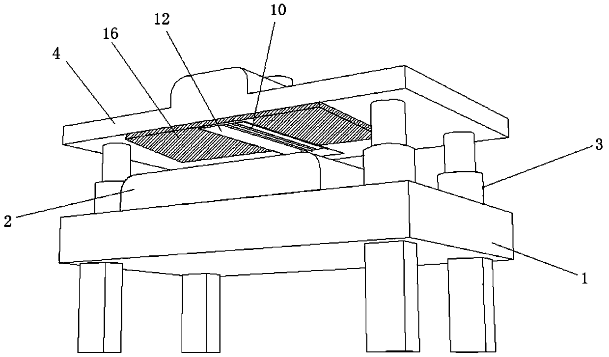 Adhesive tape blanking device for copper foil adhesive tape production