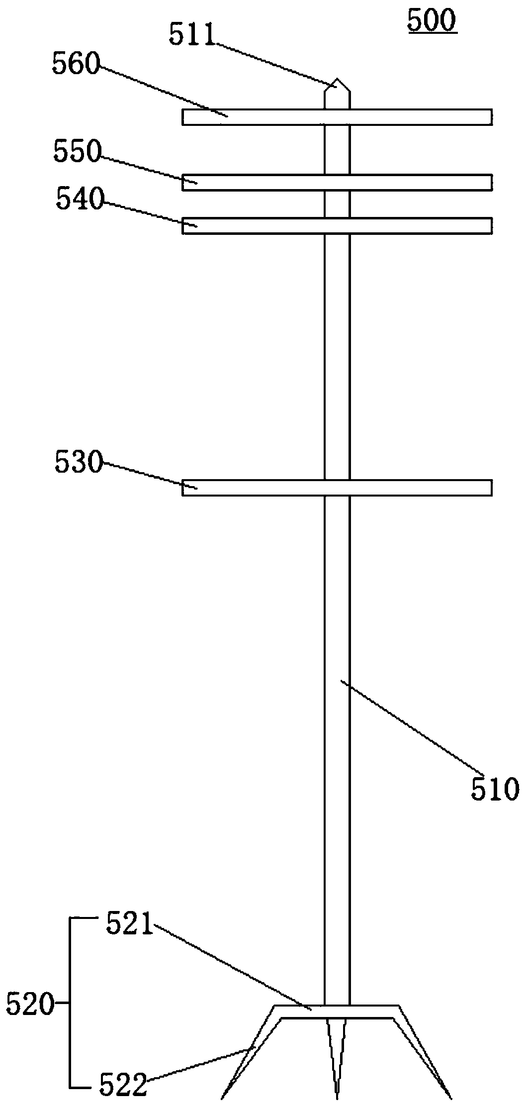 Connecting device, composite wall and production method of composite wall