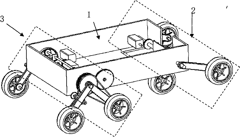 Wheel-leg combined type mobile robot platform