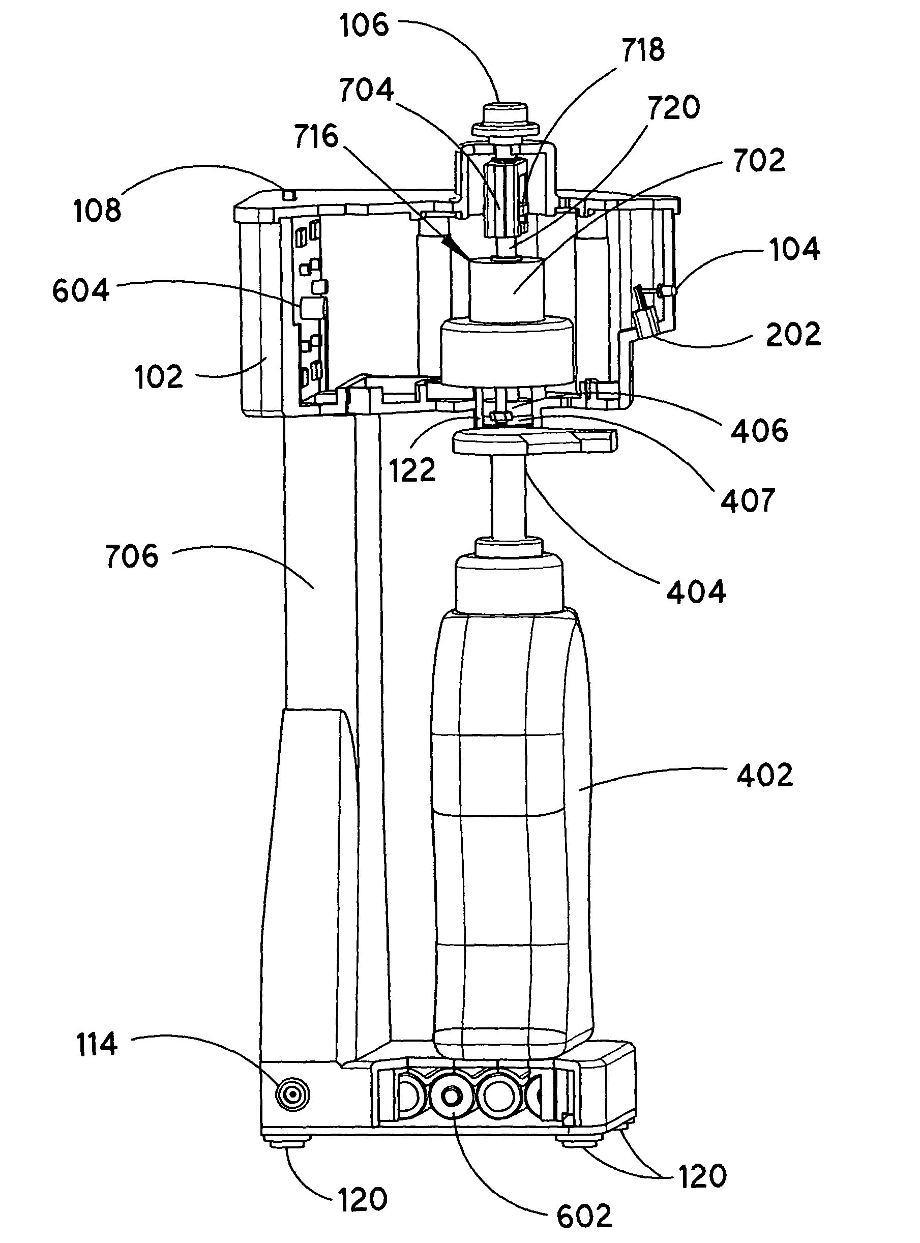 Touch free multi-product dispenser