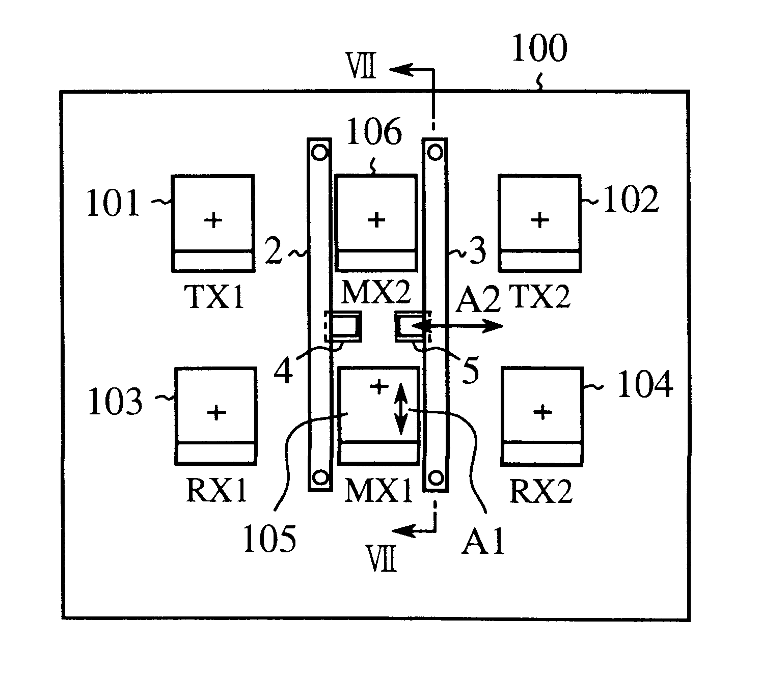 Patch antenna array with isolated elements