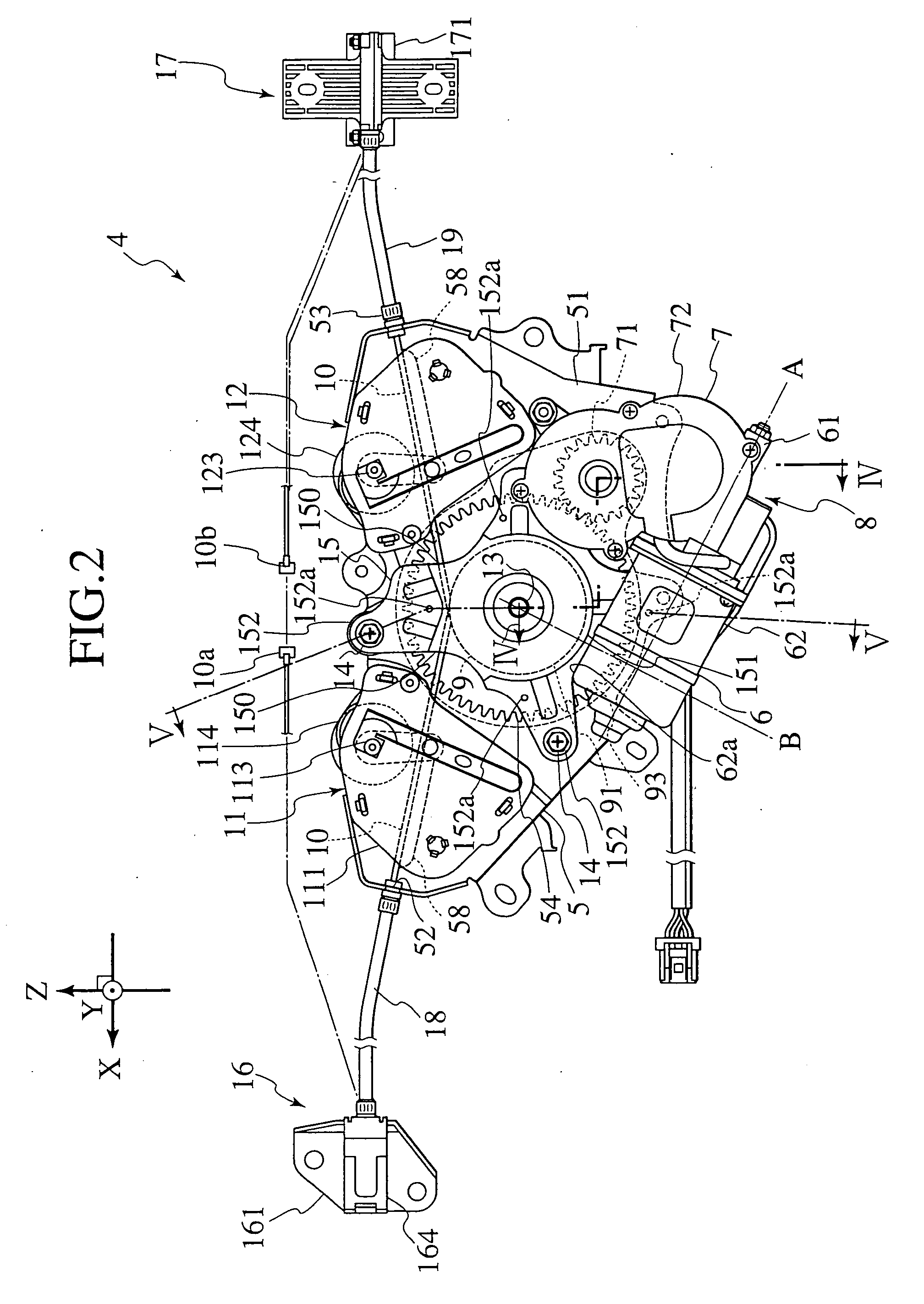 Tension controller and opening-and-closing device for vehicle having the same