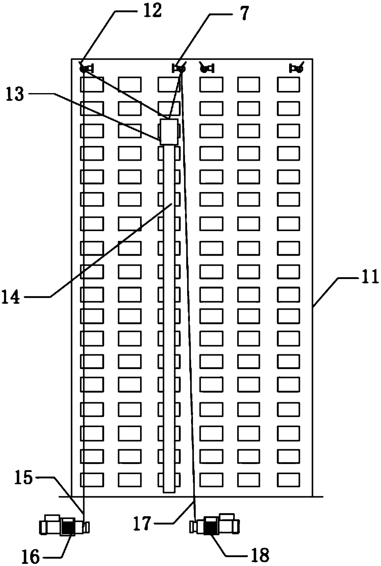 High-rise building fire-fighting rescue system