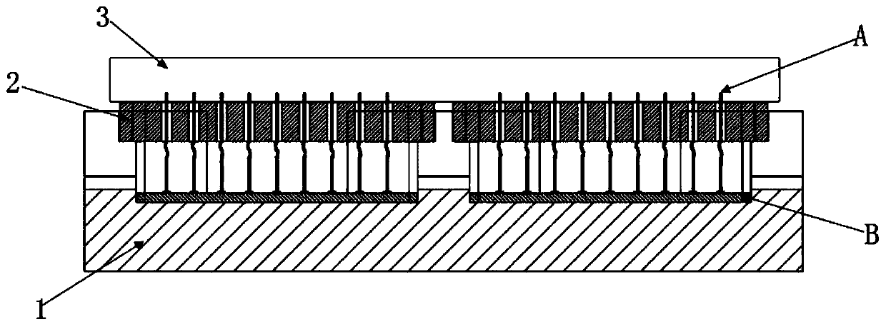 Pin welding fixture and pin fixing method