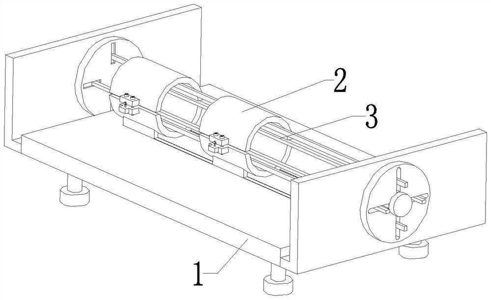 Steel lining polyethylene pipe manufacturing processing machine and processing method