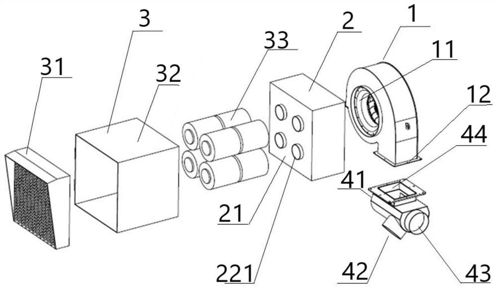 Fan components, air cooling systems and electric drive engineering machinery