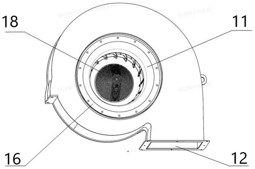 Fan components, air cooling systems and electric drive engineering machinery