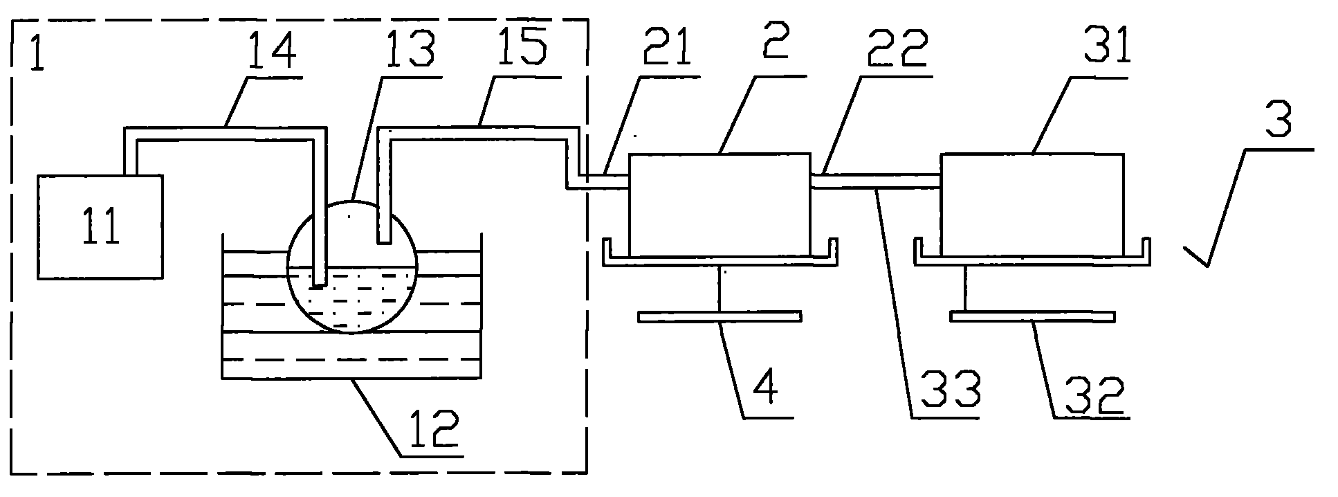 Activated carbon tank quick aging detection device and detection method thereof