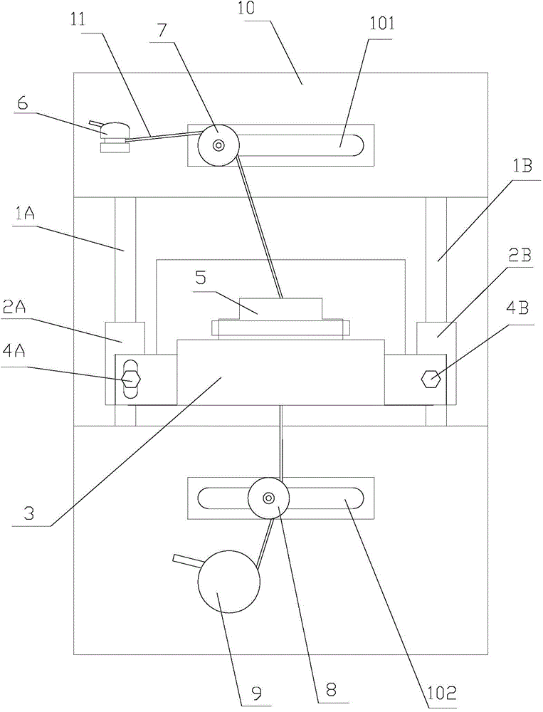 Finish machining device for wire-drawing die