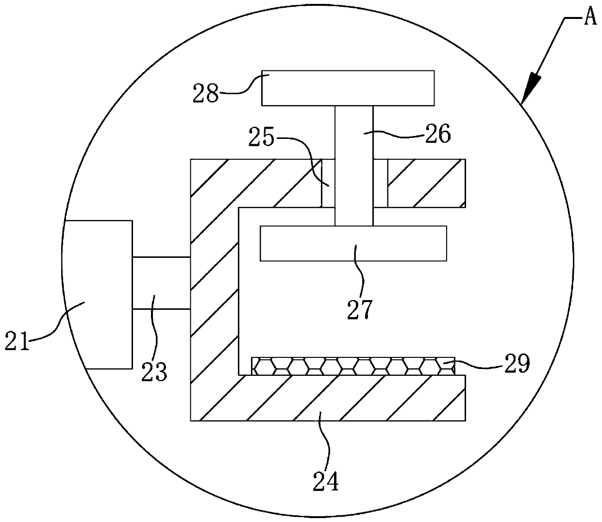 A steel plate bending machine with adjustable bending depth