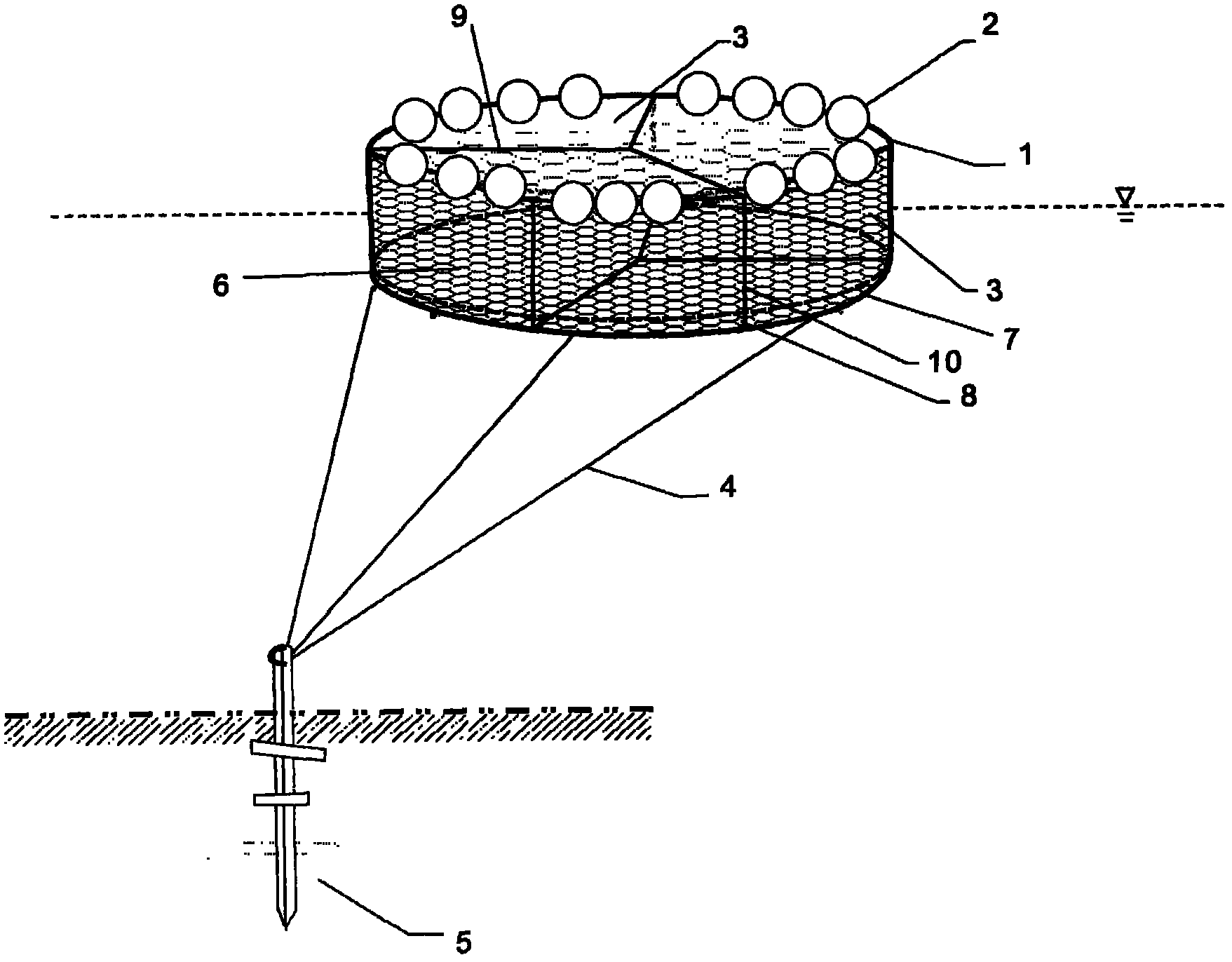 Method for constructing floating wetland