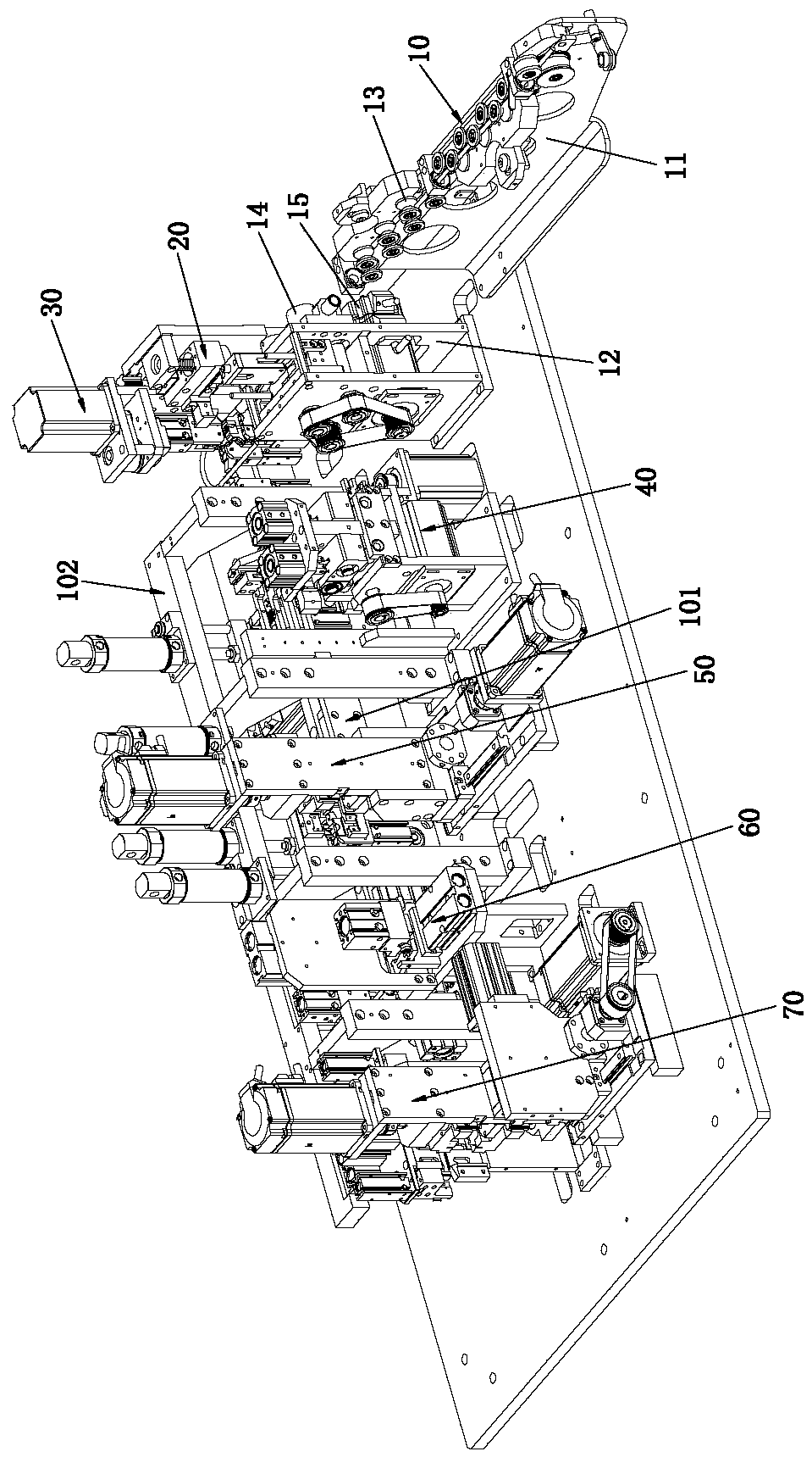 Sleeve penetrating device for connecting wire