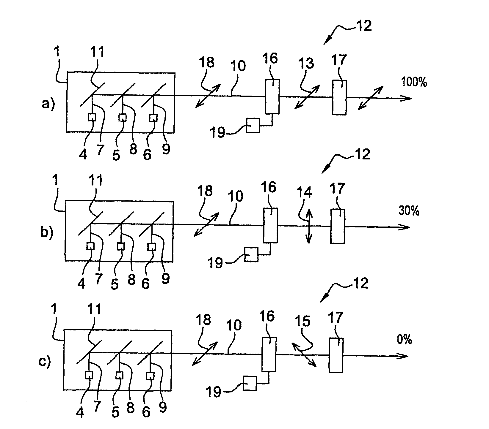 System and method for projecting an image and display using said system