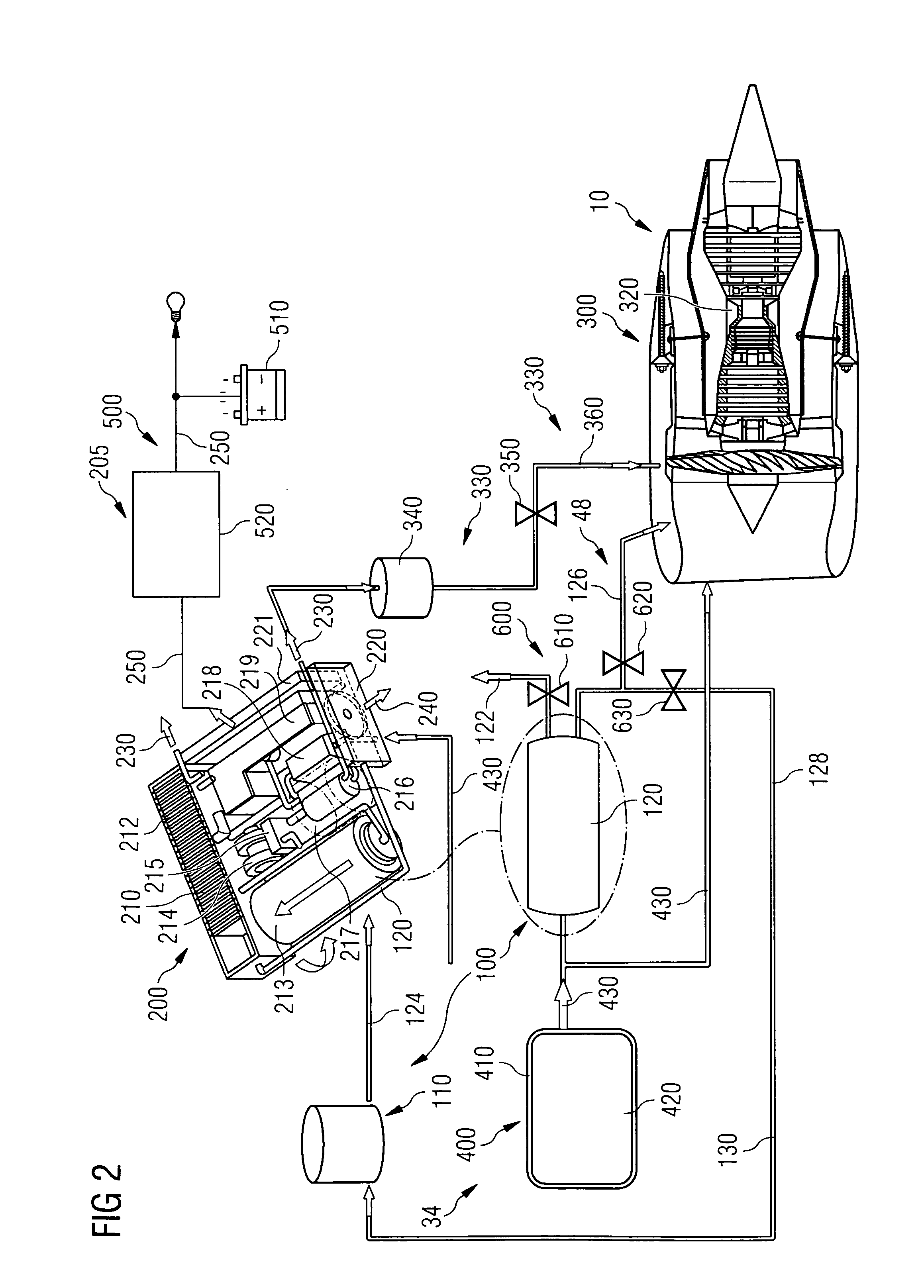 Method for Operating a Gas Turbine Engine, Power Supplying Device for Conducting such Method and Aircraft using such Method