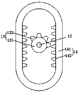 A flour separating device