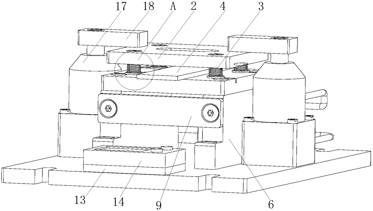 Automatic welding clamp with sensing detection