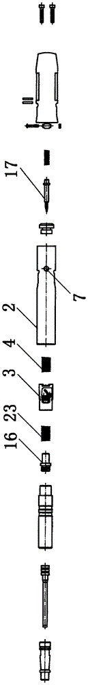 Nail shooter automatic feeding device