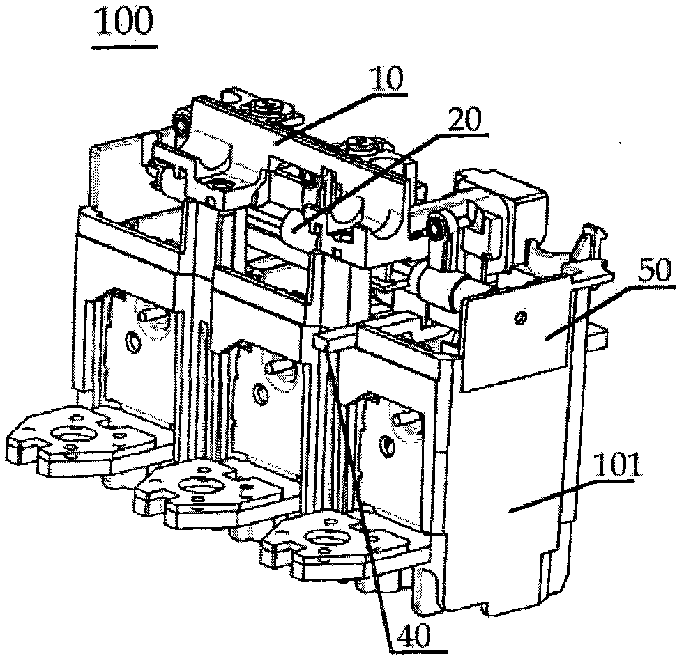 Residual current protection tripping mechanism and tripper