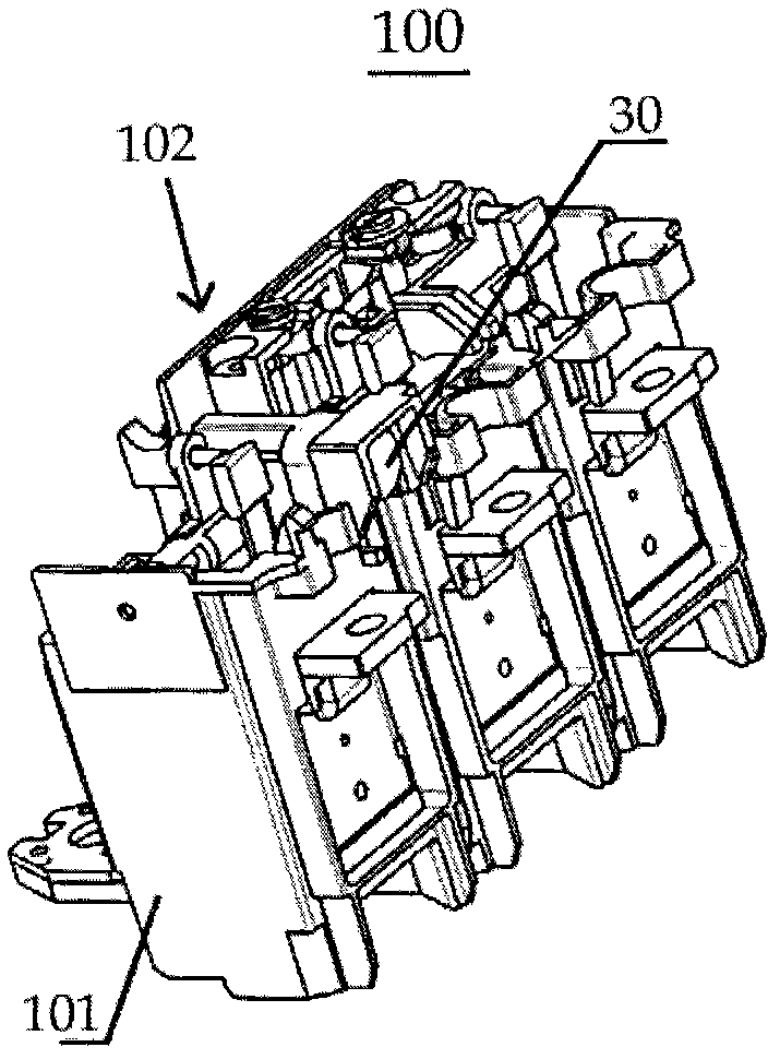 Residual current protection tripping mechanism and tripper