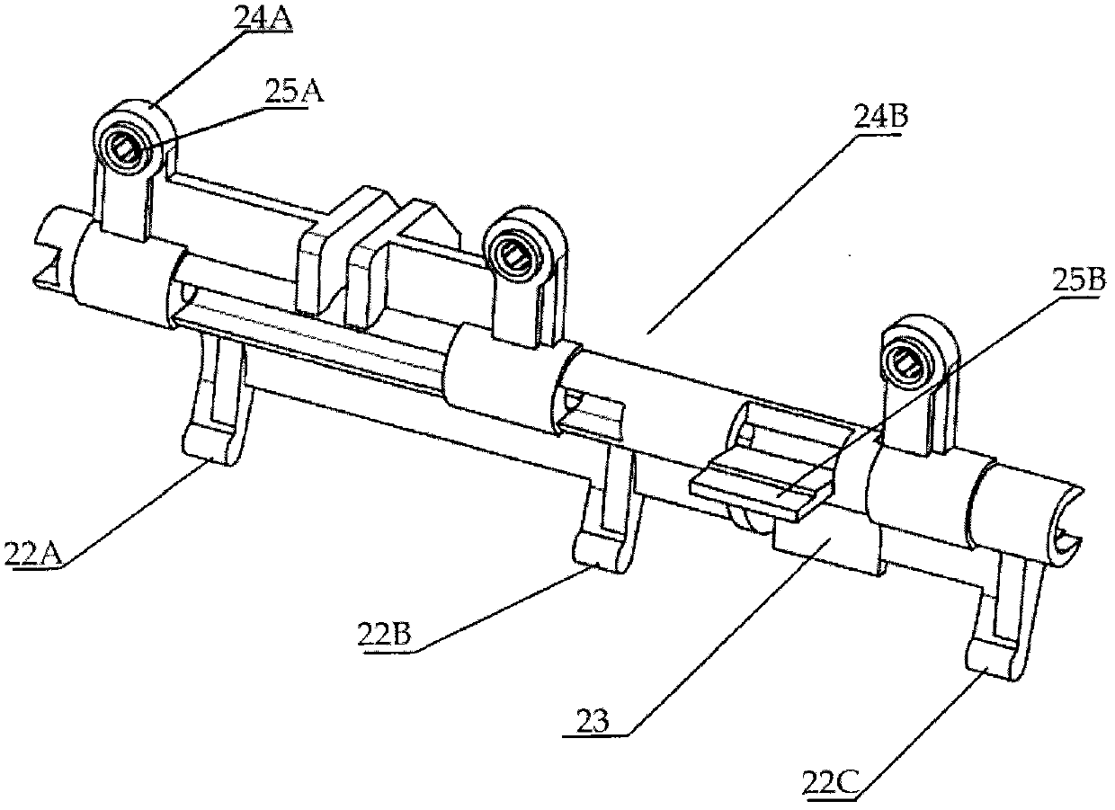 Residual current protection tripping mechanism and tripper