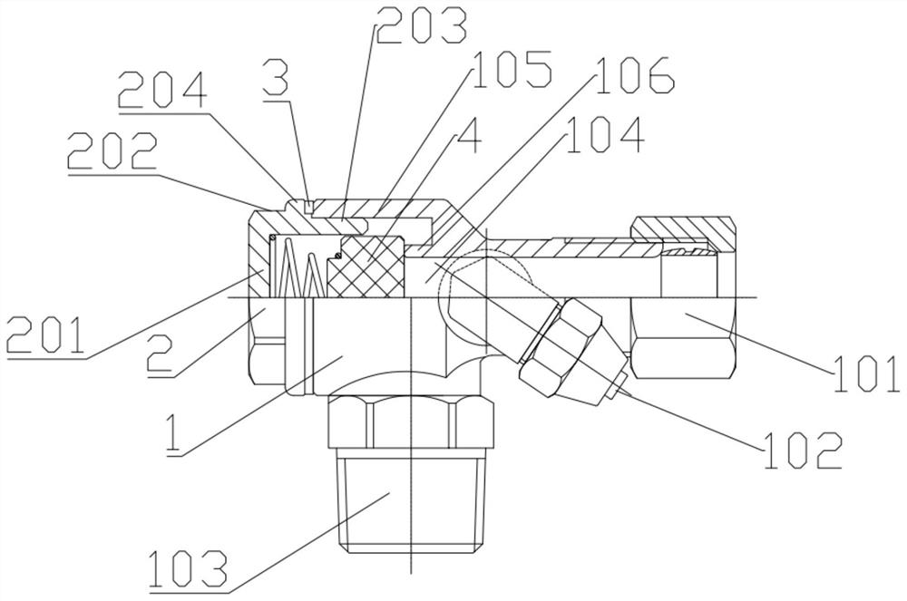 A graphite-sealed valve