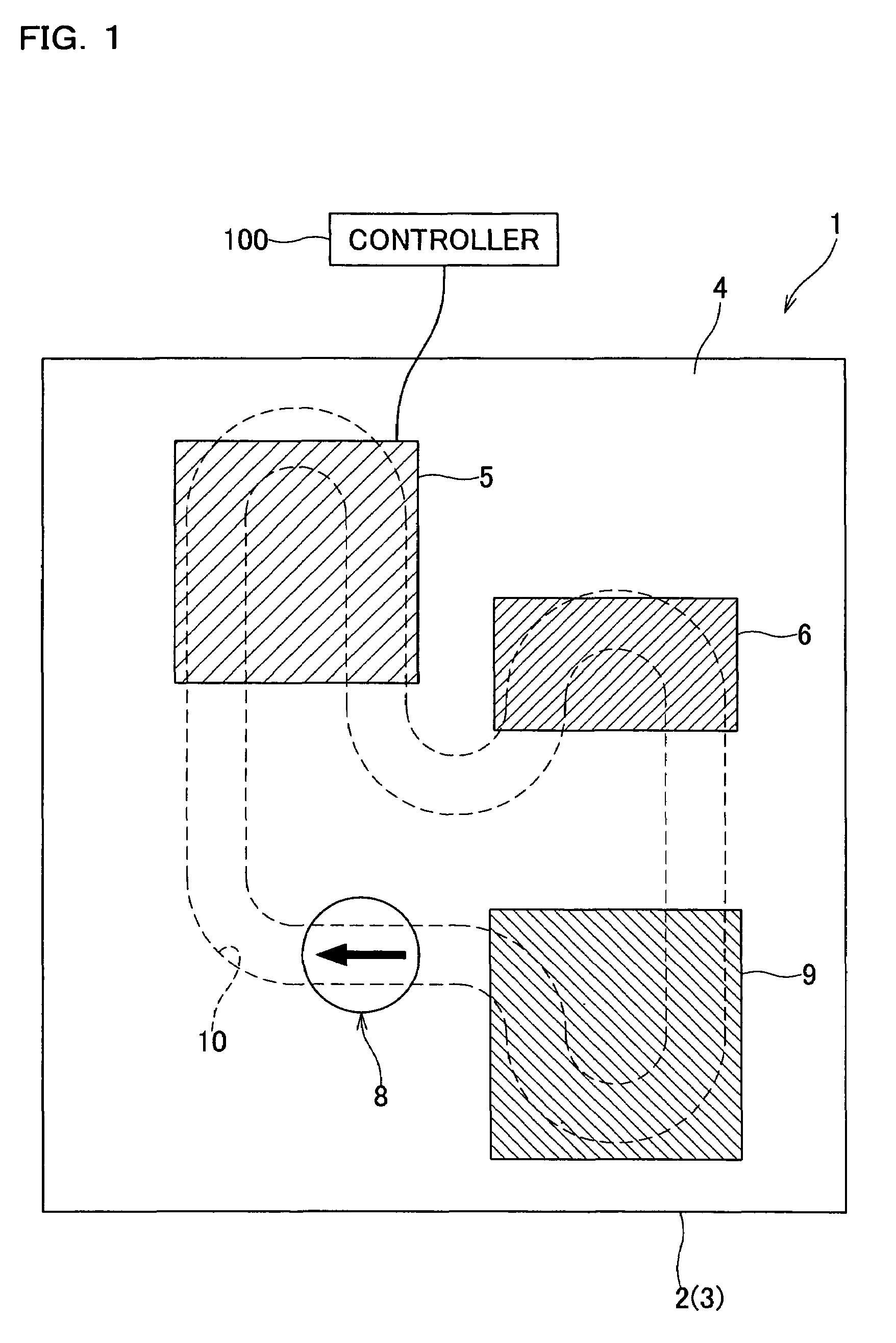 Substrate mounted with electronic element thereon and liquid ejection head including the substrate