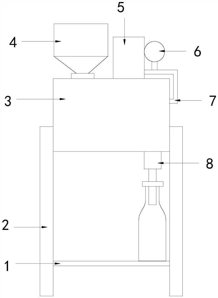 Vacuum filling machine convenient to overhaul