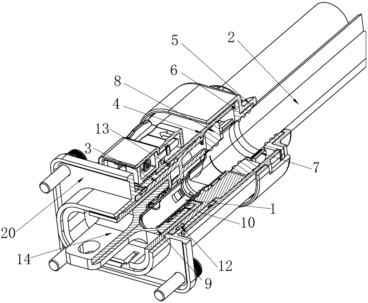 High-voltage and high-current connectors and high-voltage and high-current electrical connectors