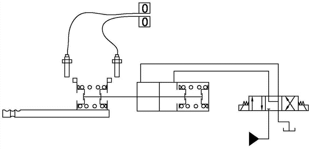 Hydraulic gearshift of tractor