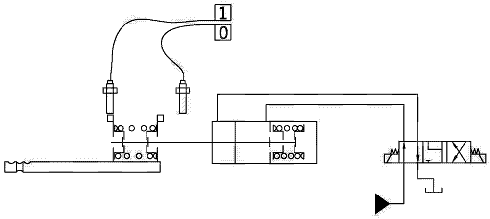 Hydraulic gearshift of tractor