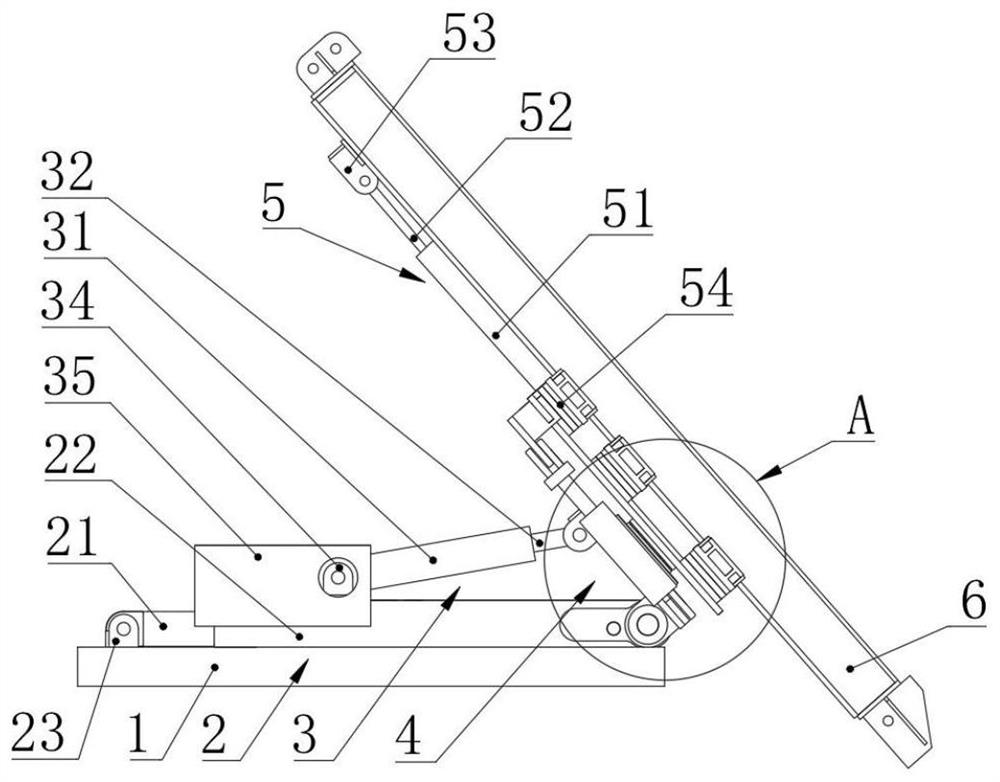 Deflection mechanism used for drilling machine and application method