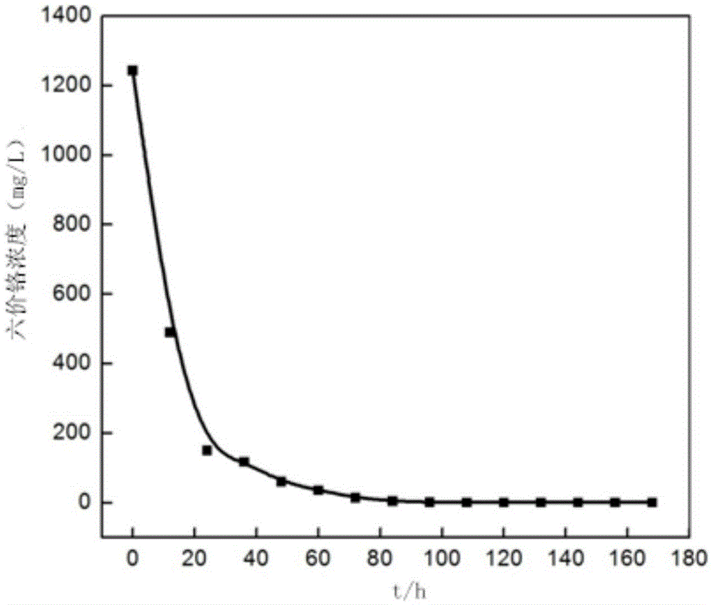 Method for green synthesis of nanometer zero-valent iron-copper bi-metal material and application