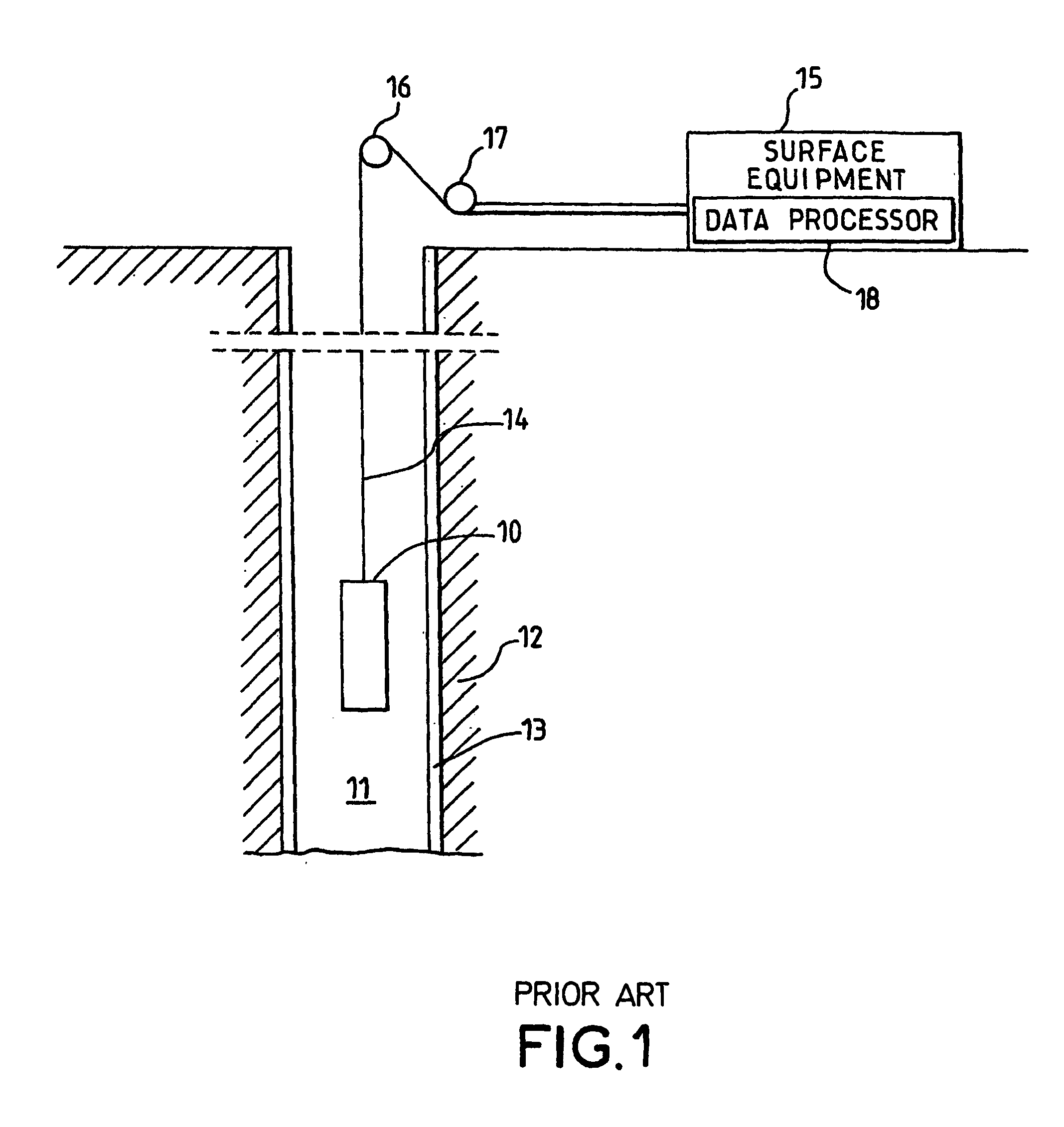 Method and apparatus for acoustic detection of a fluid leak behind a casing of a borehole