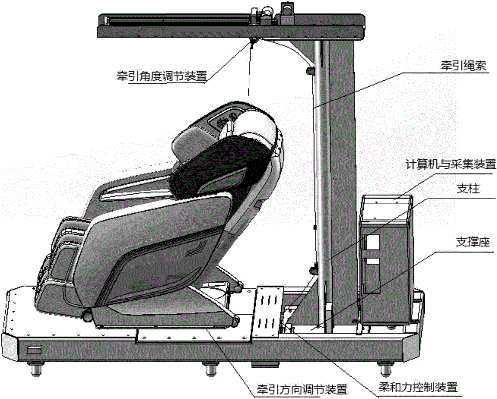 Cervical traction rehabilitation robot