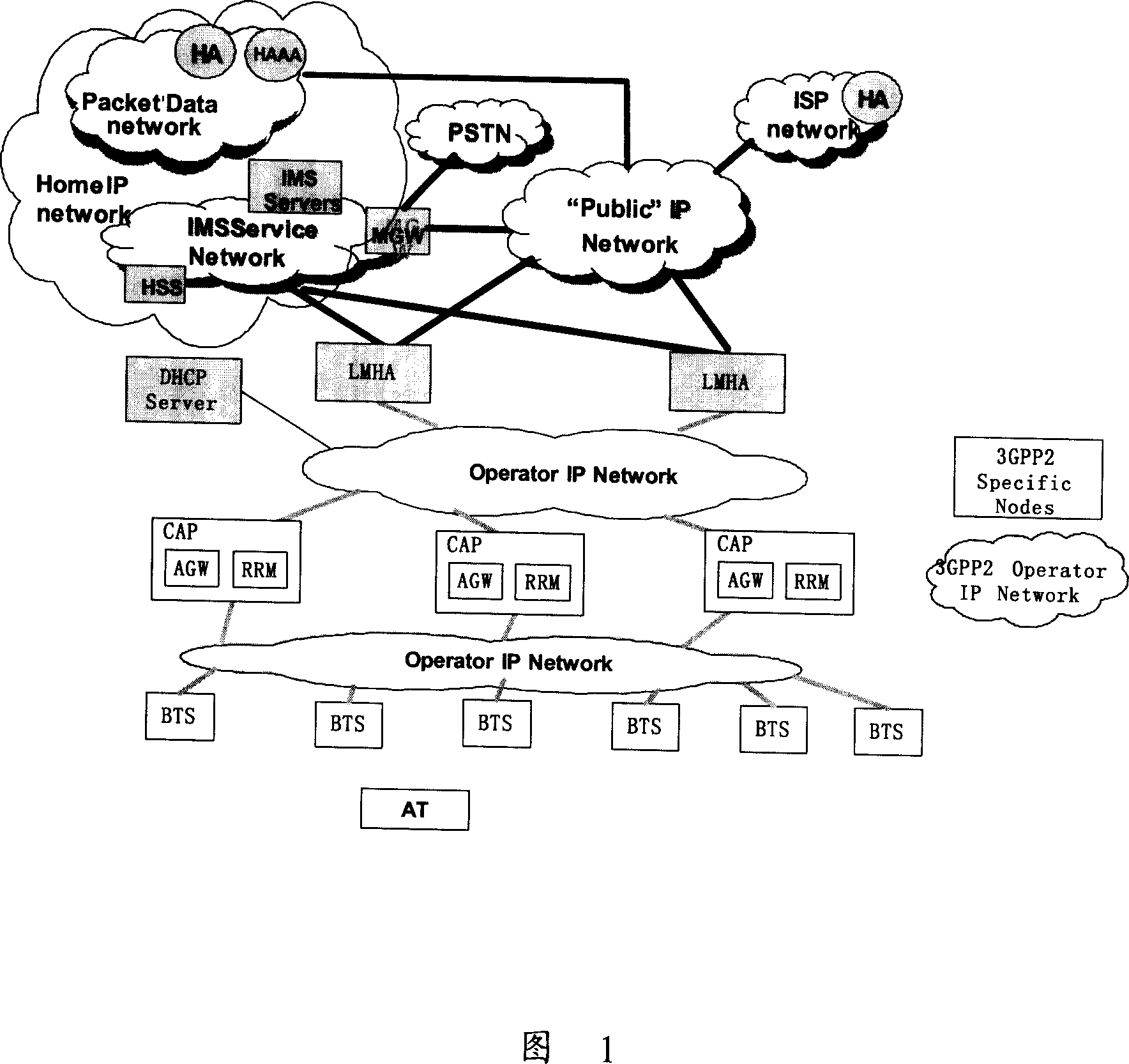 A switching method and system for wireless evolution network