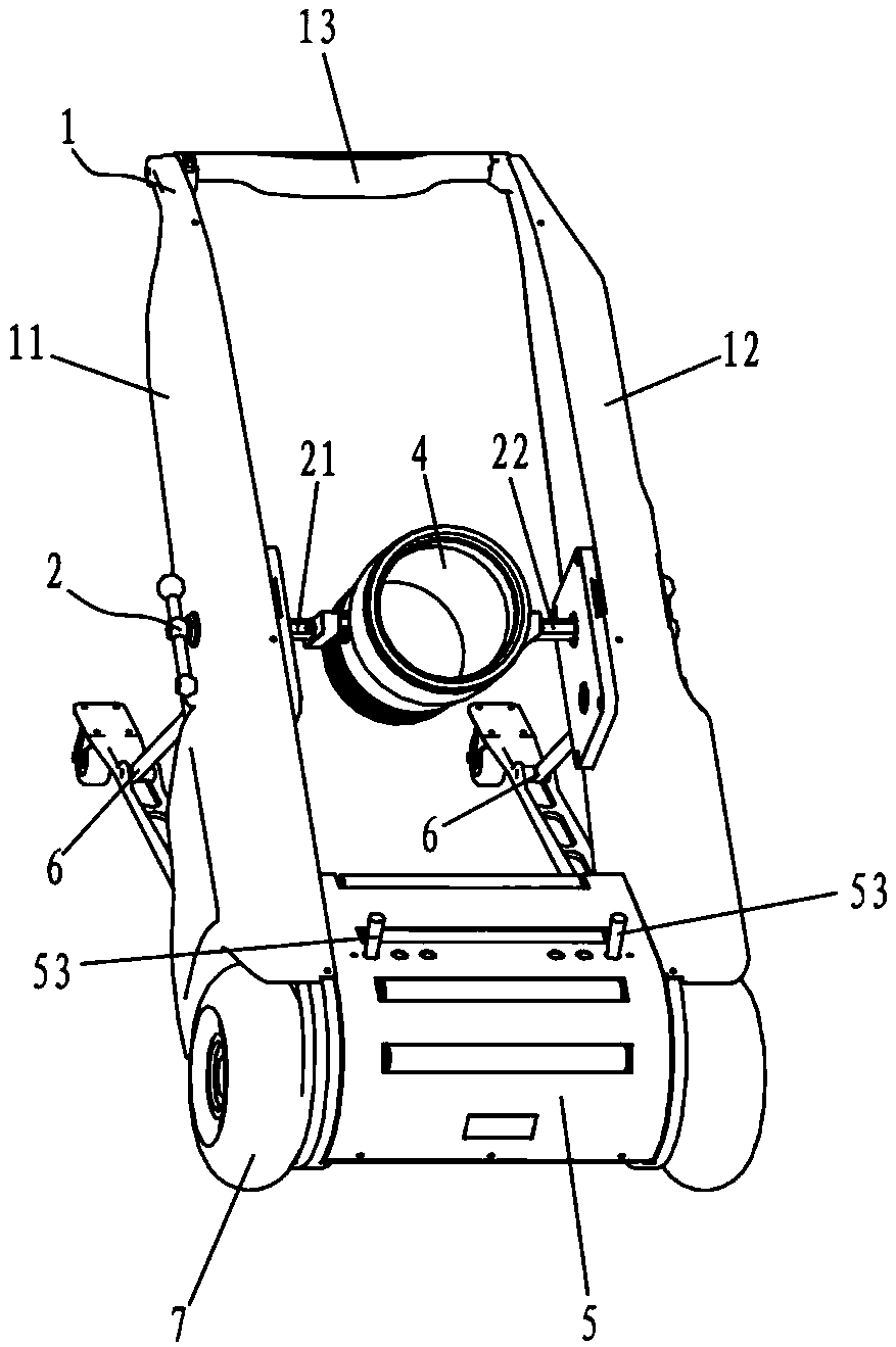 Water band laying and recovering device