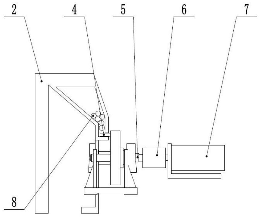 Circular pipe plastic connecting device