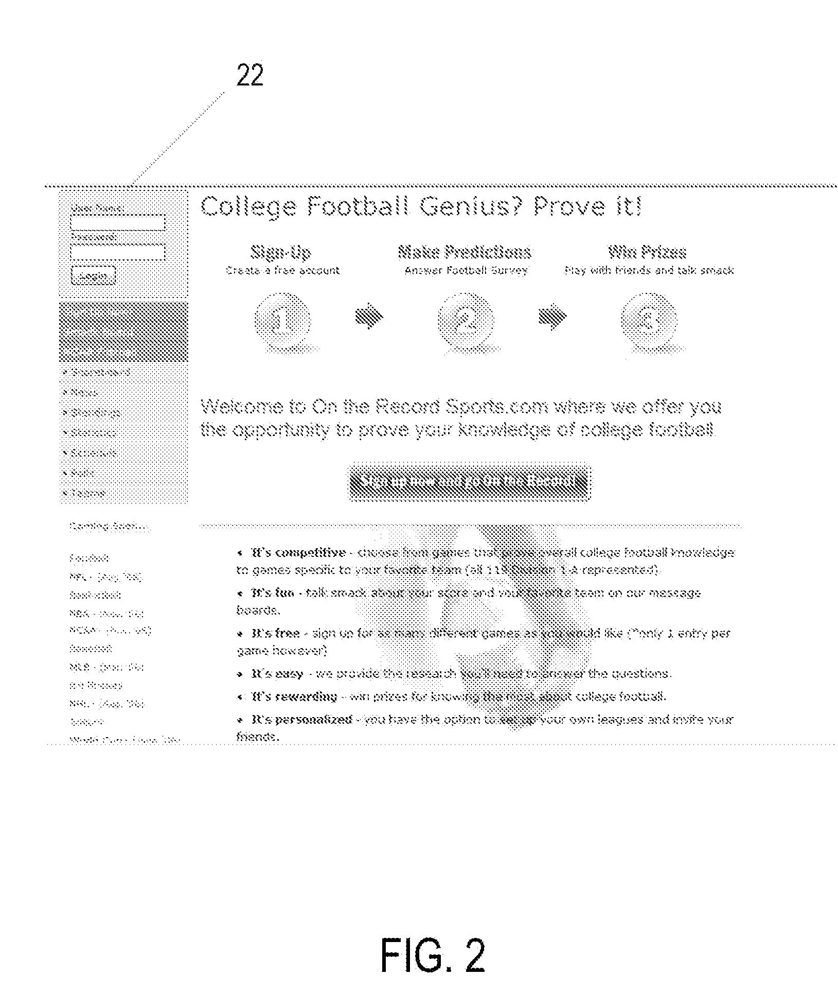 Method and system for online prediction-based entertainment