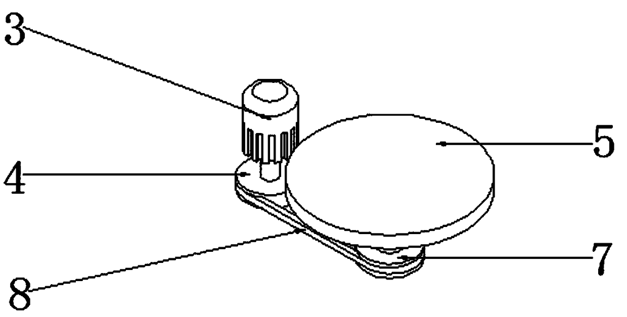 Tool clamp used for car flywheel