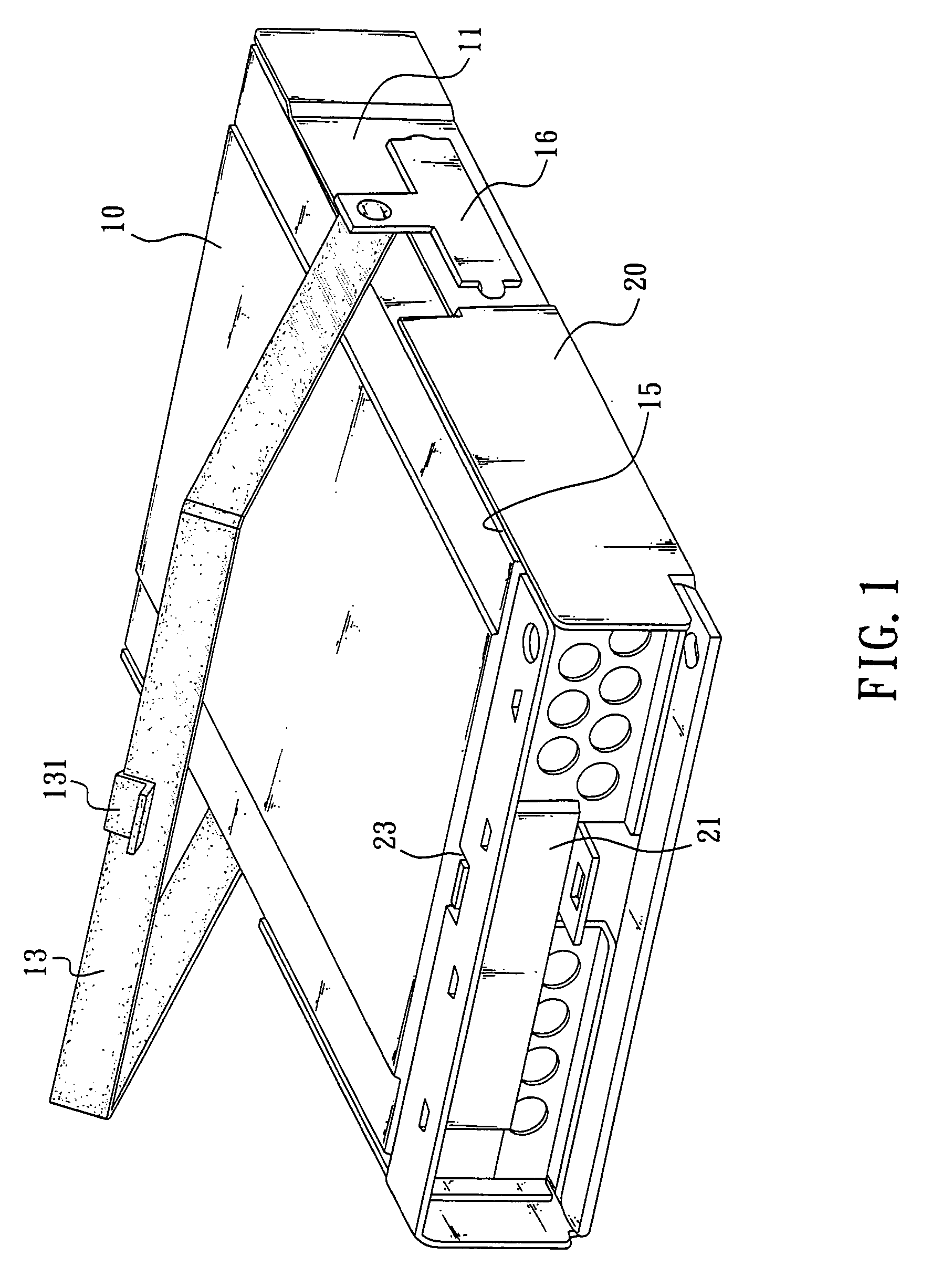 Mechanism for rapidly installing and detaching hard disk