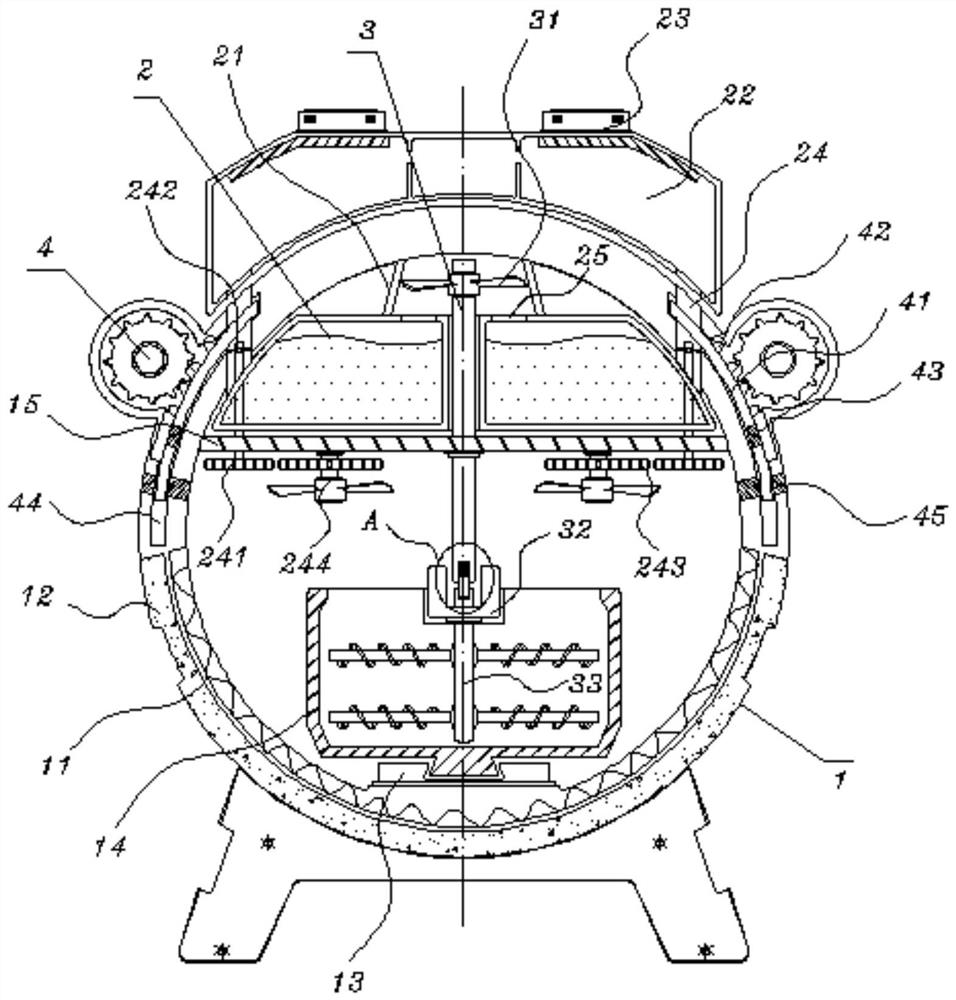 High-contact type energy-saving vacuum furnace with waste heat utilization function