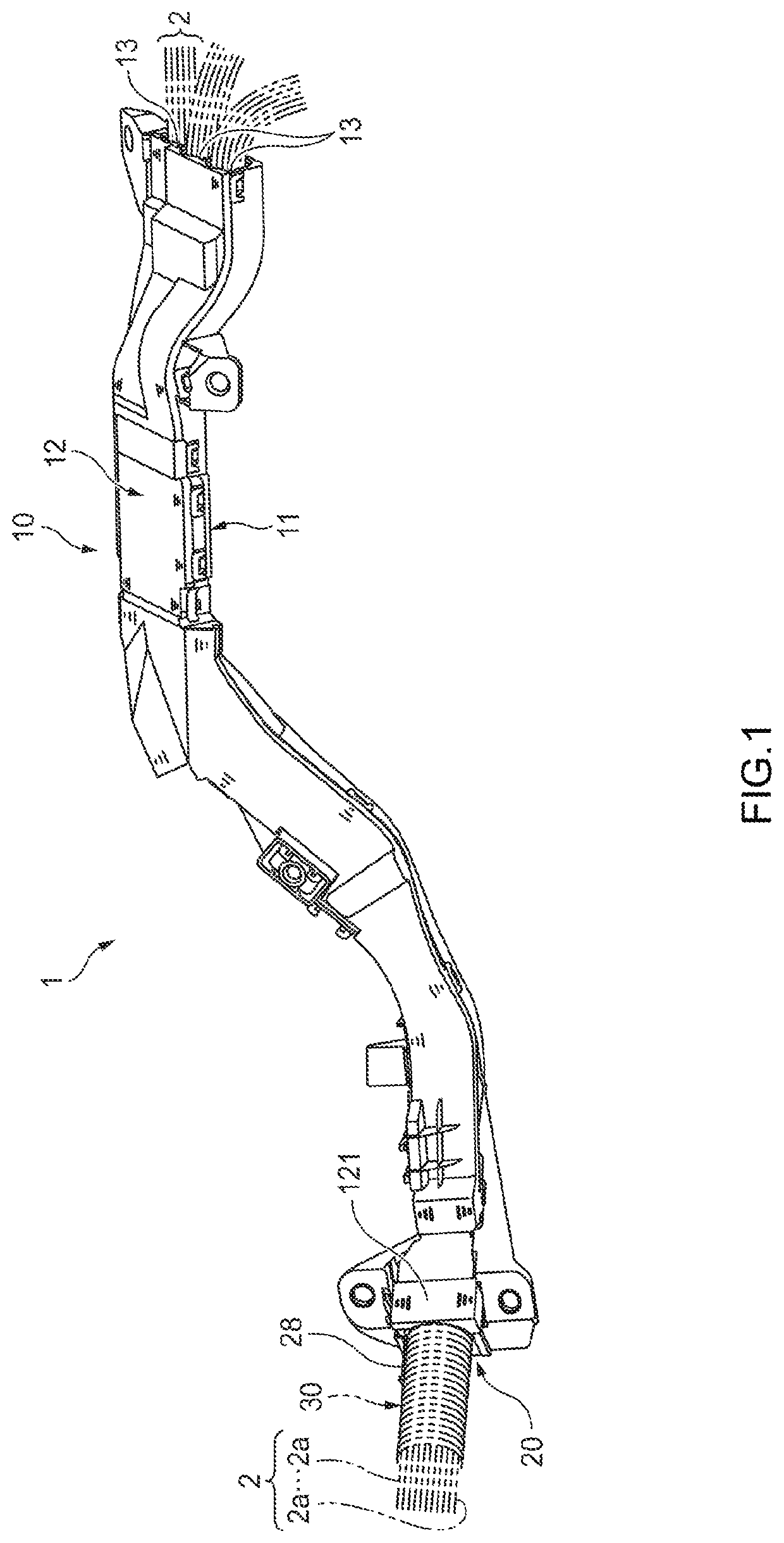 Link and wire harness